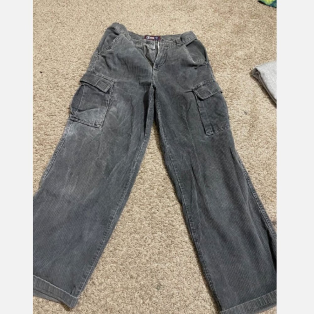 Grey Cargo Pants